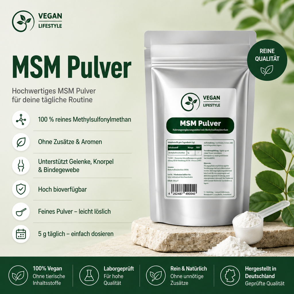 MSM Pulver - 500g - vegan