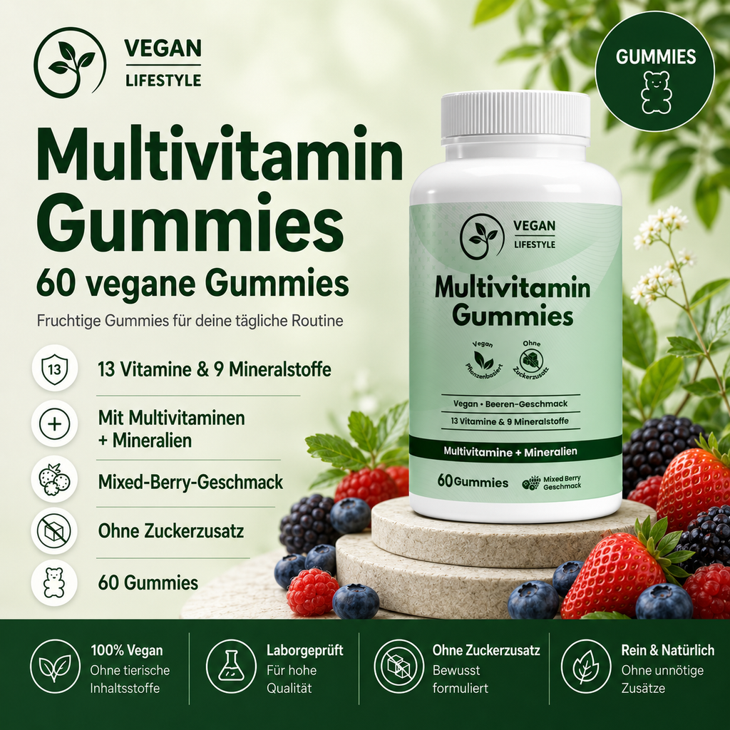 Premium Multivitamin + Mineral Gummies - 60 Stk. - vegan