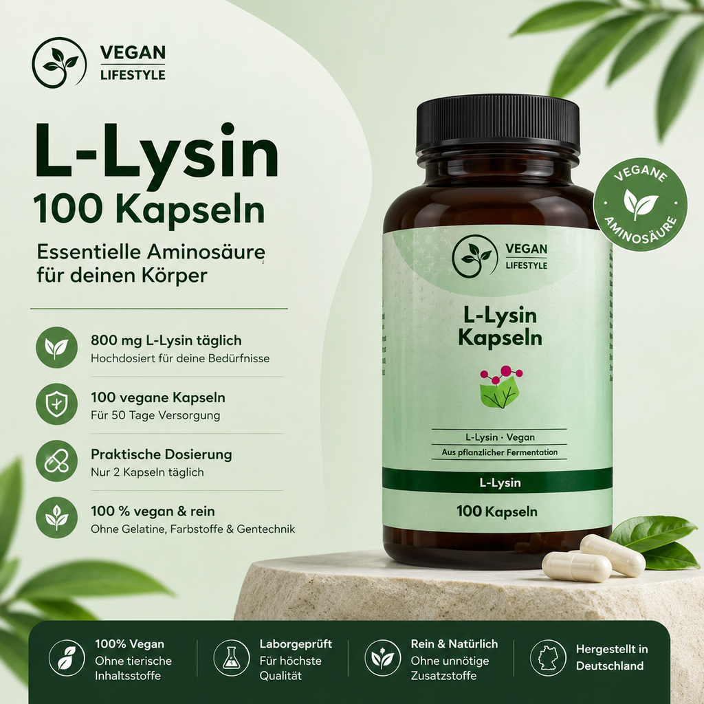L-Lysin - 100 Kapseln